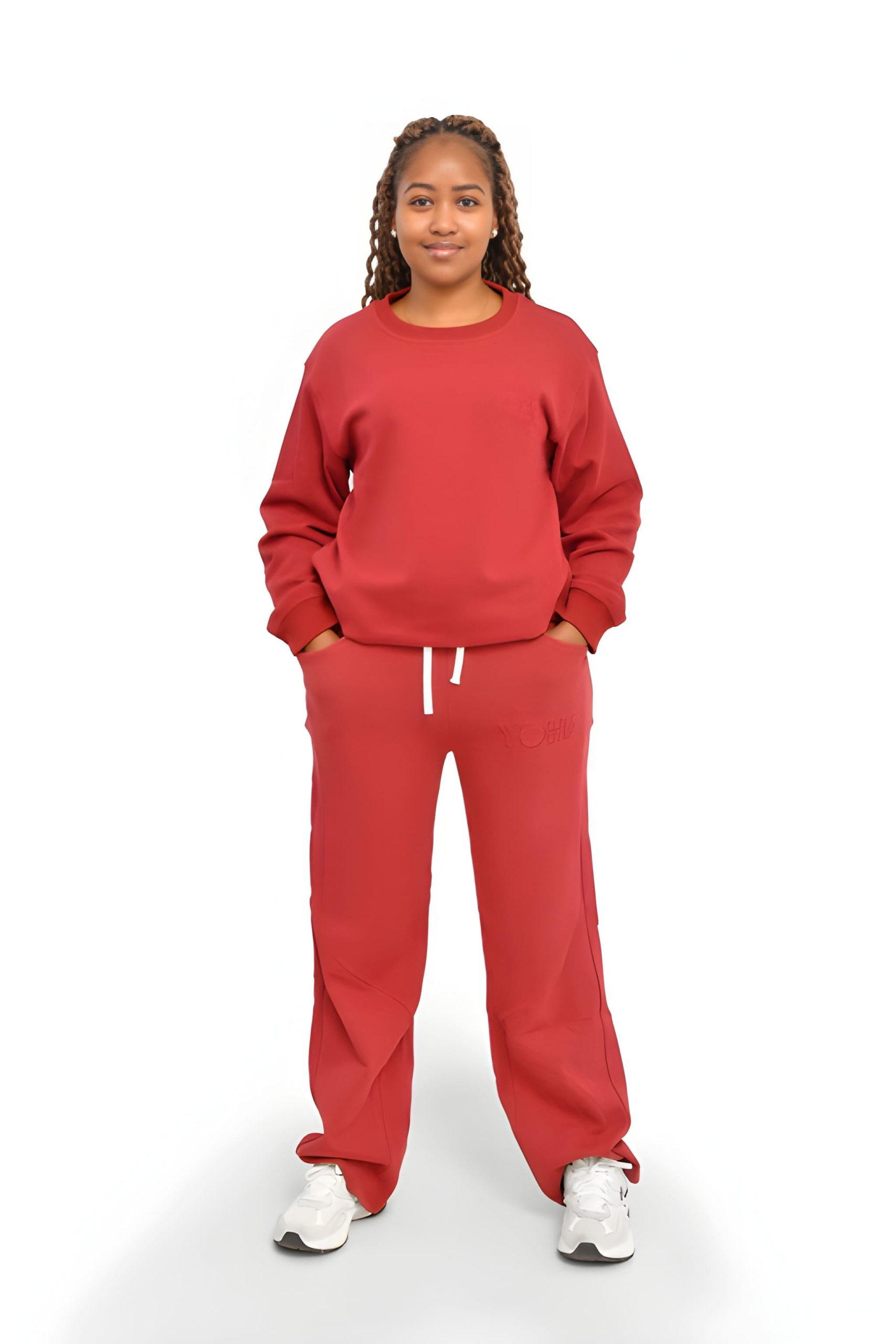 The Berry Red Sweatsuit
