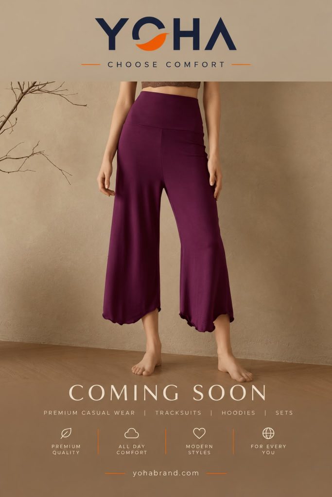 YOHA Activewear Burgundy Capri Leggings Coming Soon